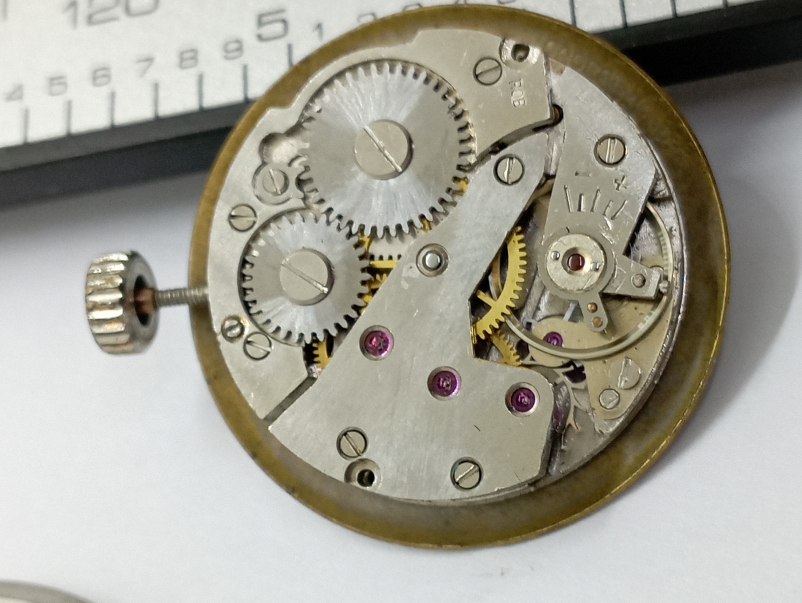 Vintage cal. “Cupillard 233 NEW” Watch Movement WORKING Very Well From 1950