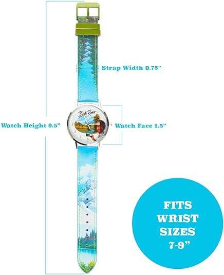 Bob Ross Collectors Analog Watch Licensed Retro Pop Culture Painter Mighty Mojo