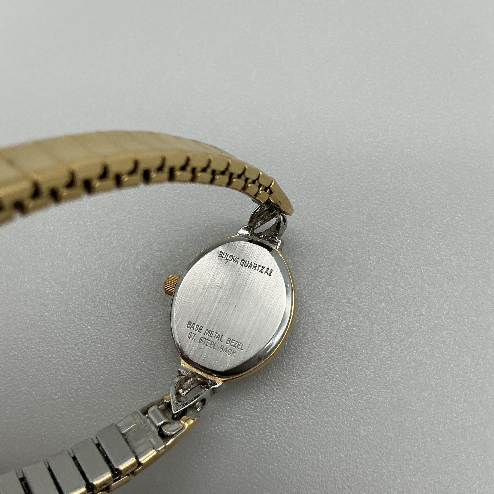Caravelle By Bulova Womens Watch 16mm Champagne Dial Two Tone New Battery