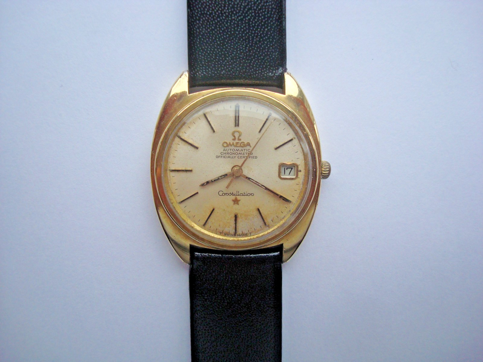 Omega Constellation Chronometer 561 Mens Automatic Watch 24j. 5 Pos. Date Runs