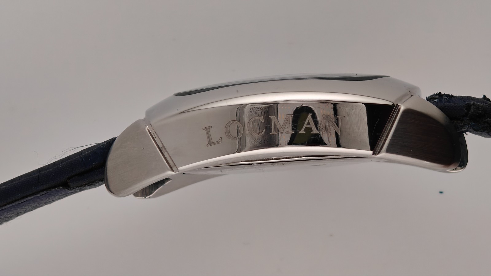 Locman 1970 Automatic Swiss Movement – Condition NOS Label RARE Blue