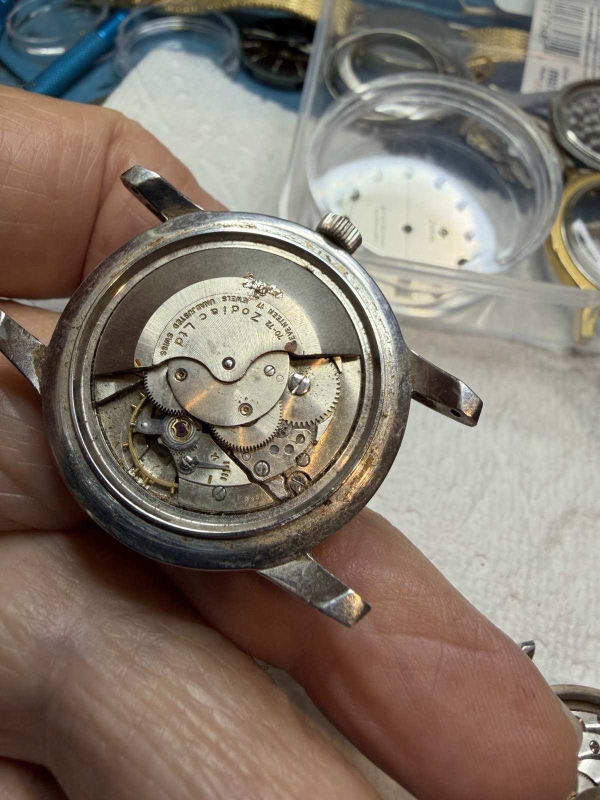 Zodiac Sea Wolf Watch For Parts 70-72 Model