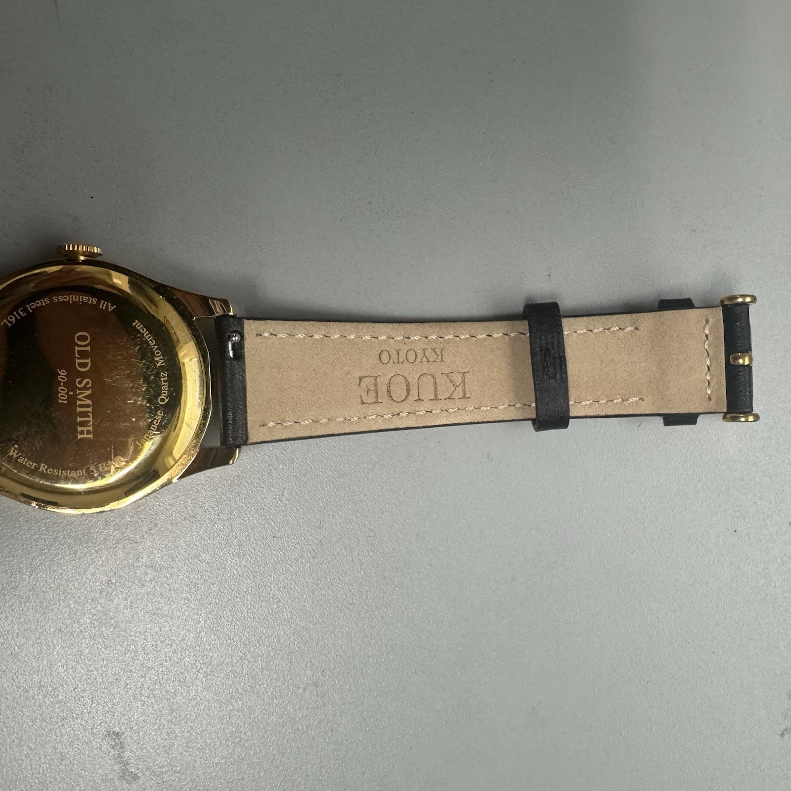 men’s Kuoe kyoto japanese quartz wrist watch old smith 90-001