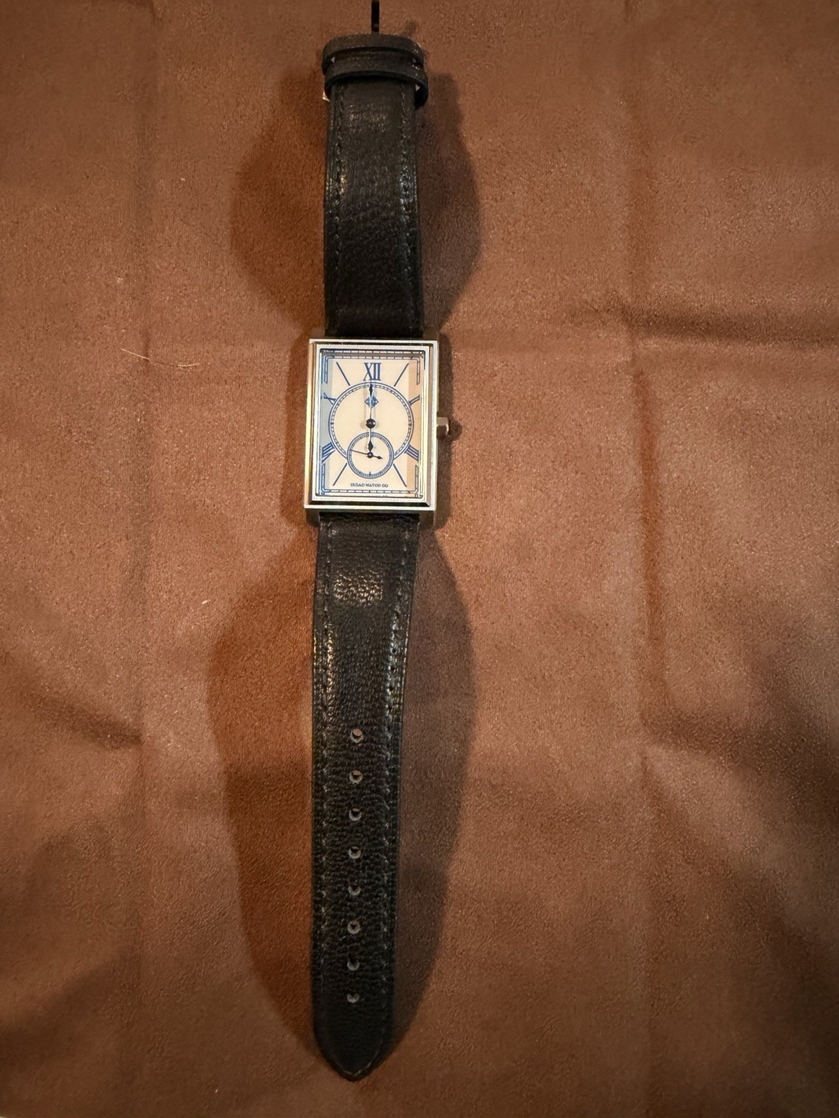 NEW IXDAO JD-DZ09S White Dial With Blue Print. Swiss Quartz Movement