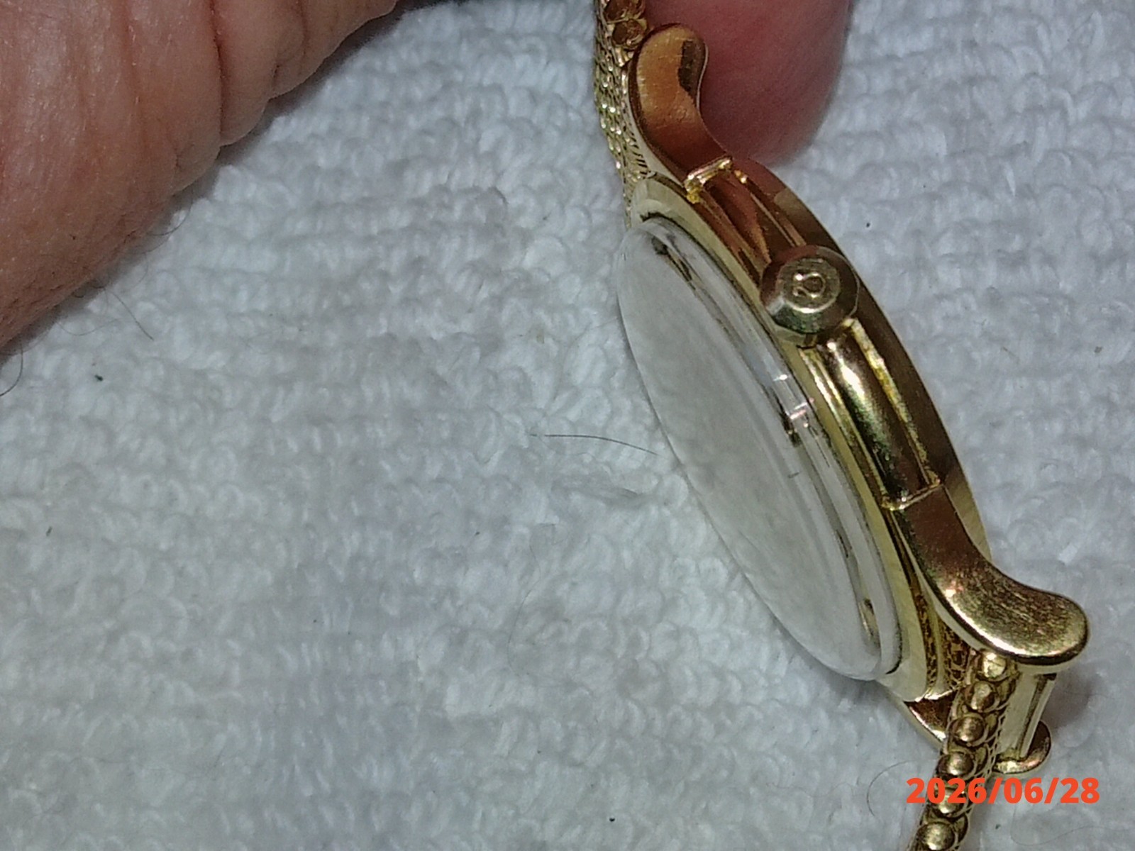 Omega 1954 Pie Pan 18K Gold Constellation w/ 18K Band & Arrow Markers