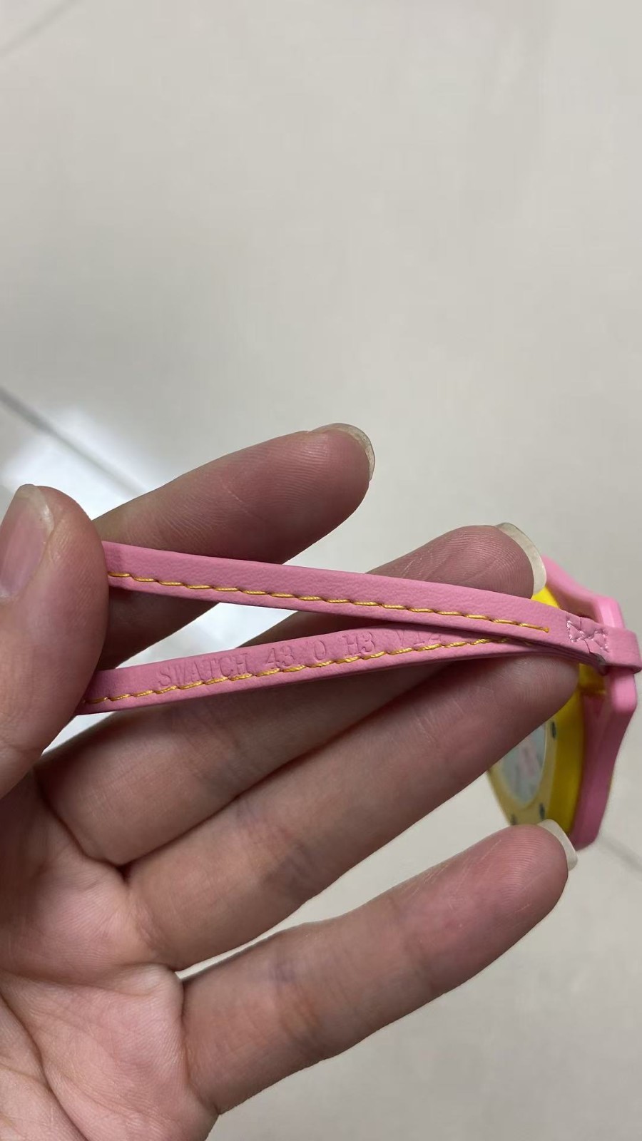 Ap x Swatch Royal Pop Otg Roz-YELLOW PINK- In Hand, Box, Certificate fast shippi