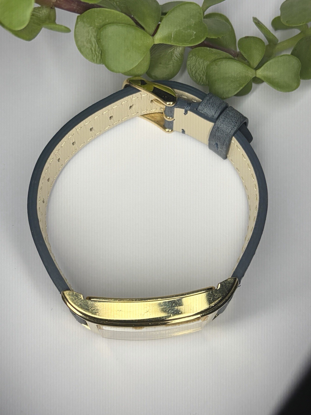 Gruen Curvex Quartz Tank Watch Gold Plated 10 Micron GP Back Art Deco Style
