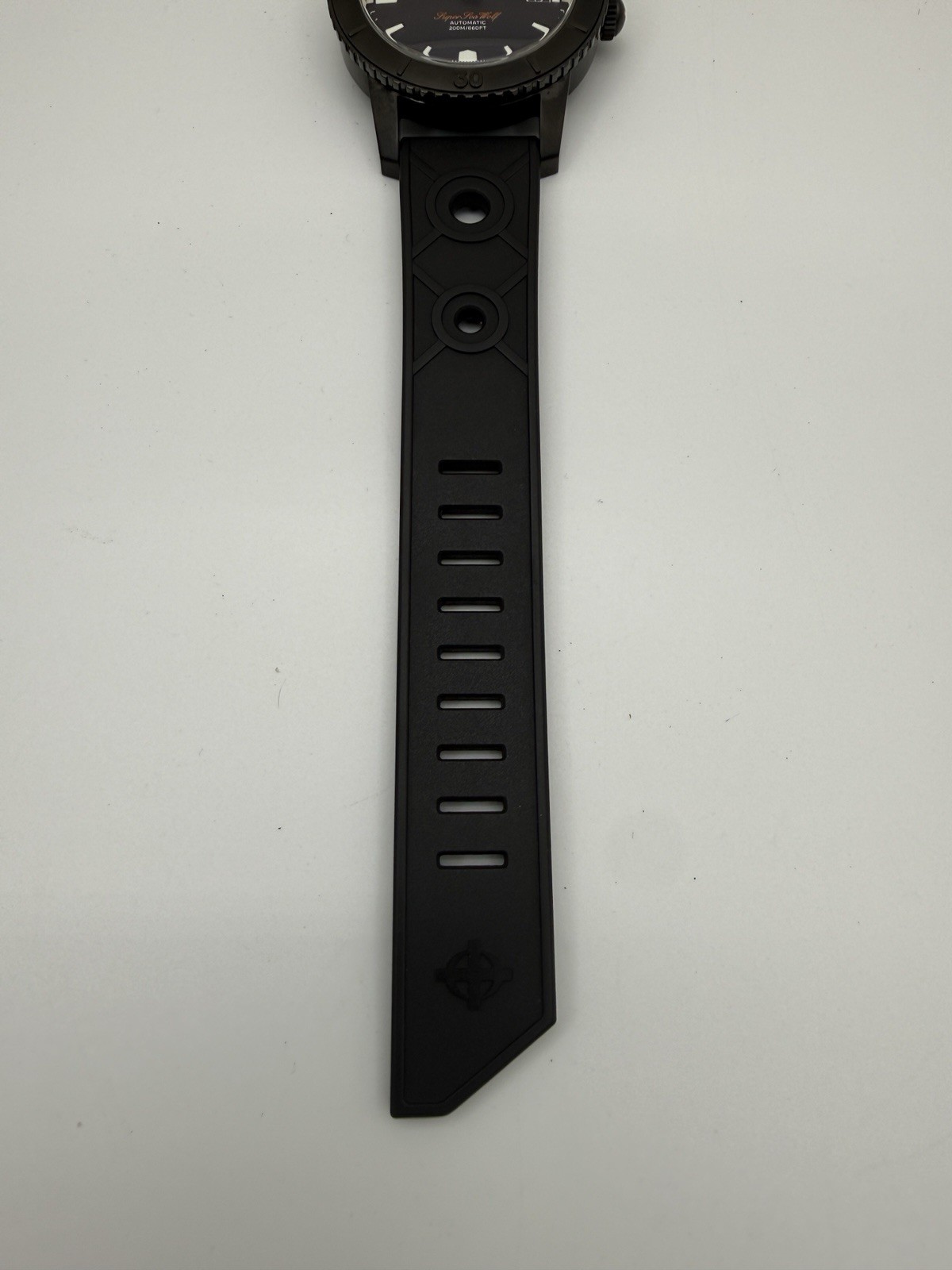 Zodiac Super Seawolf Blackout 40mm Automatic Dive Watch -Excellent Cond. W/Box