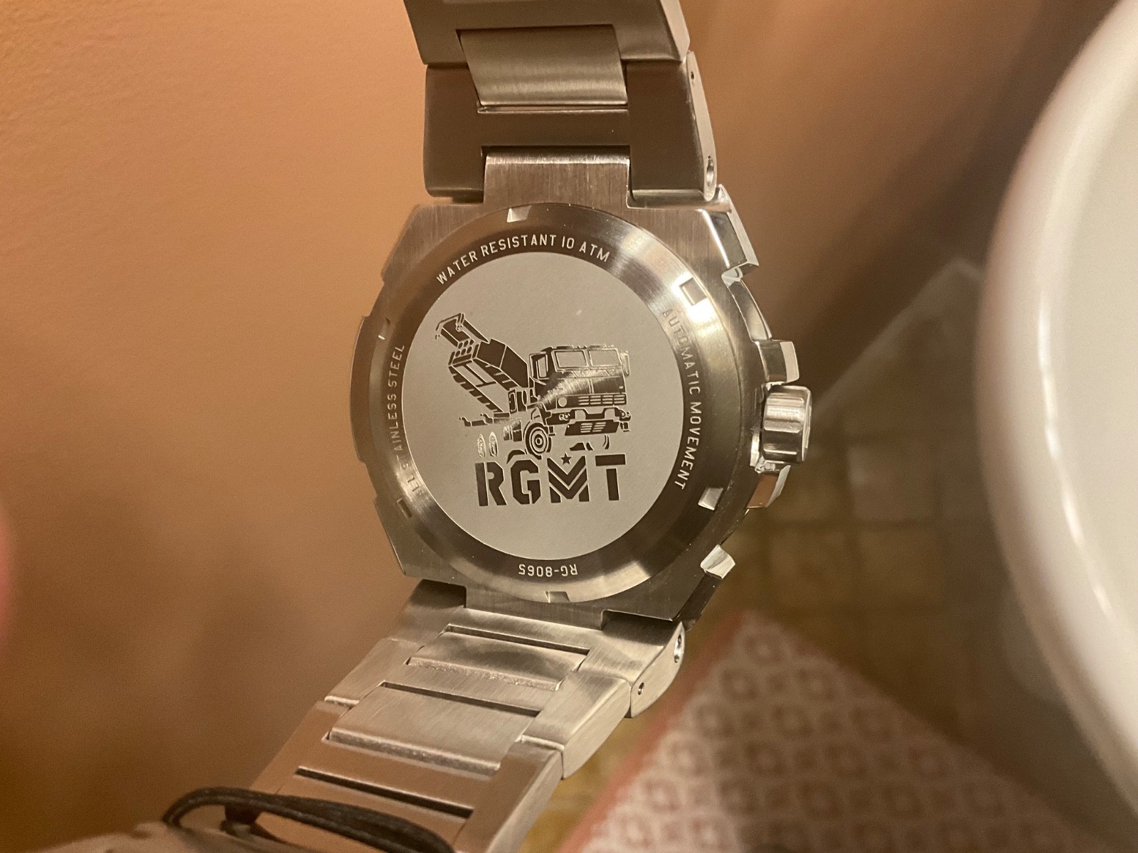 RGMT HIMARS MILITARY DIVER RG 8065 MECHANICAL AUTOMATIC MOVEMENT MOSS GREEN DIAL