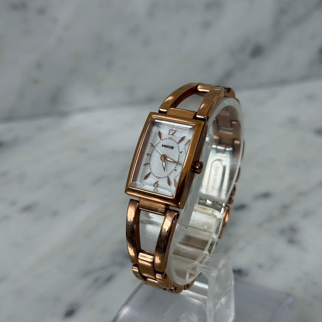 CITIZEN Wicca Solar-Powered Watch, Pink Gold nu