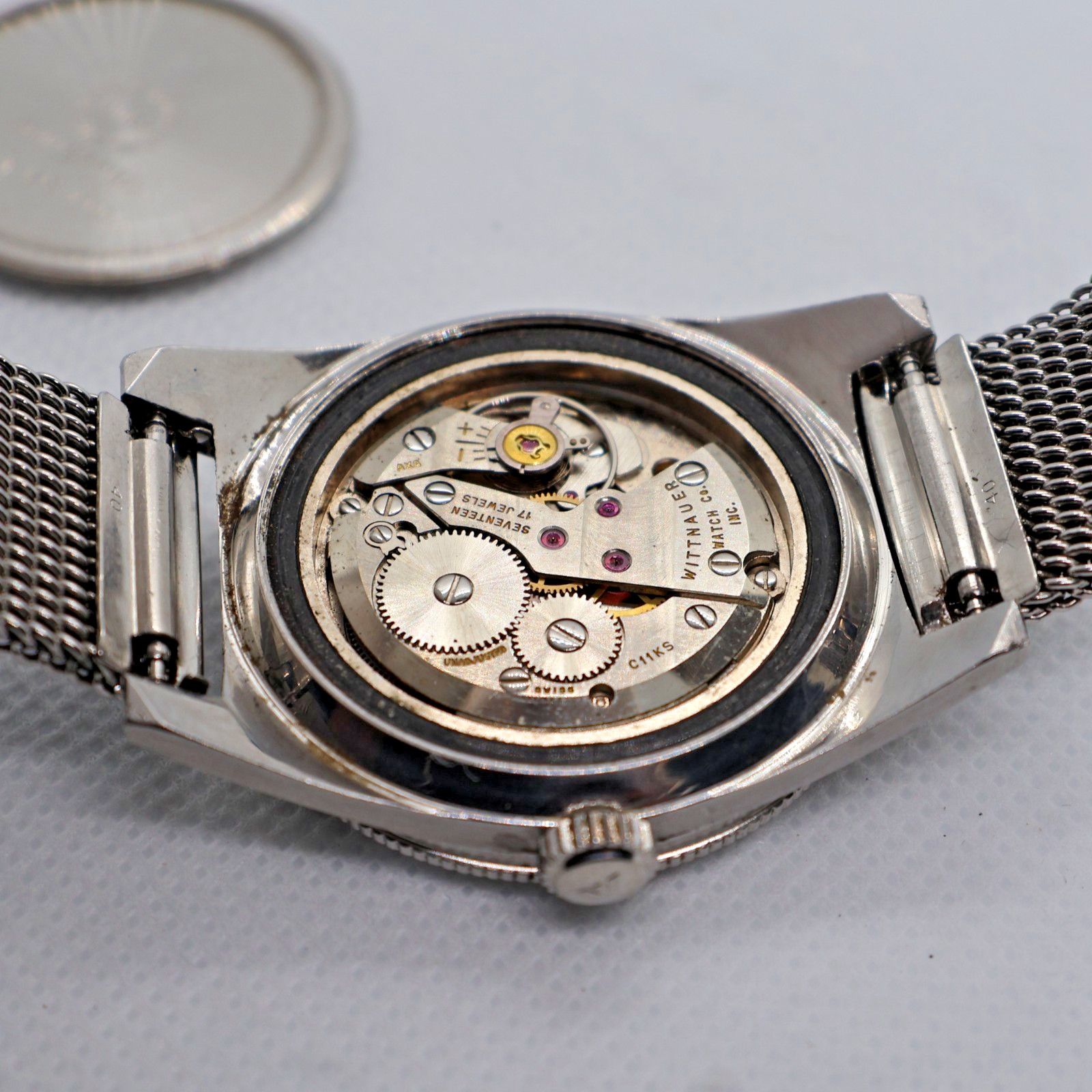 Rare Vintage Wittnauer 4000 38mm Manual Wind 17J 1960 – Original, with Braclete