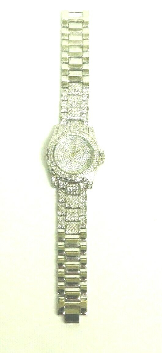 XILULE Mens Quartz Rhinestone Encrusted Wrist Watch Free Shipping
