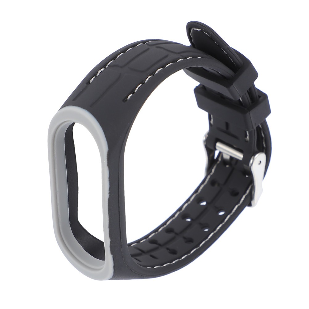 1Pcs Reusable Grey Silicone Wrist Band Strap with Breathable Design