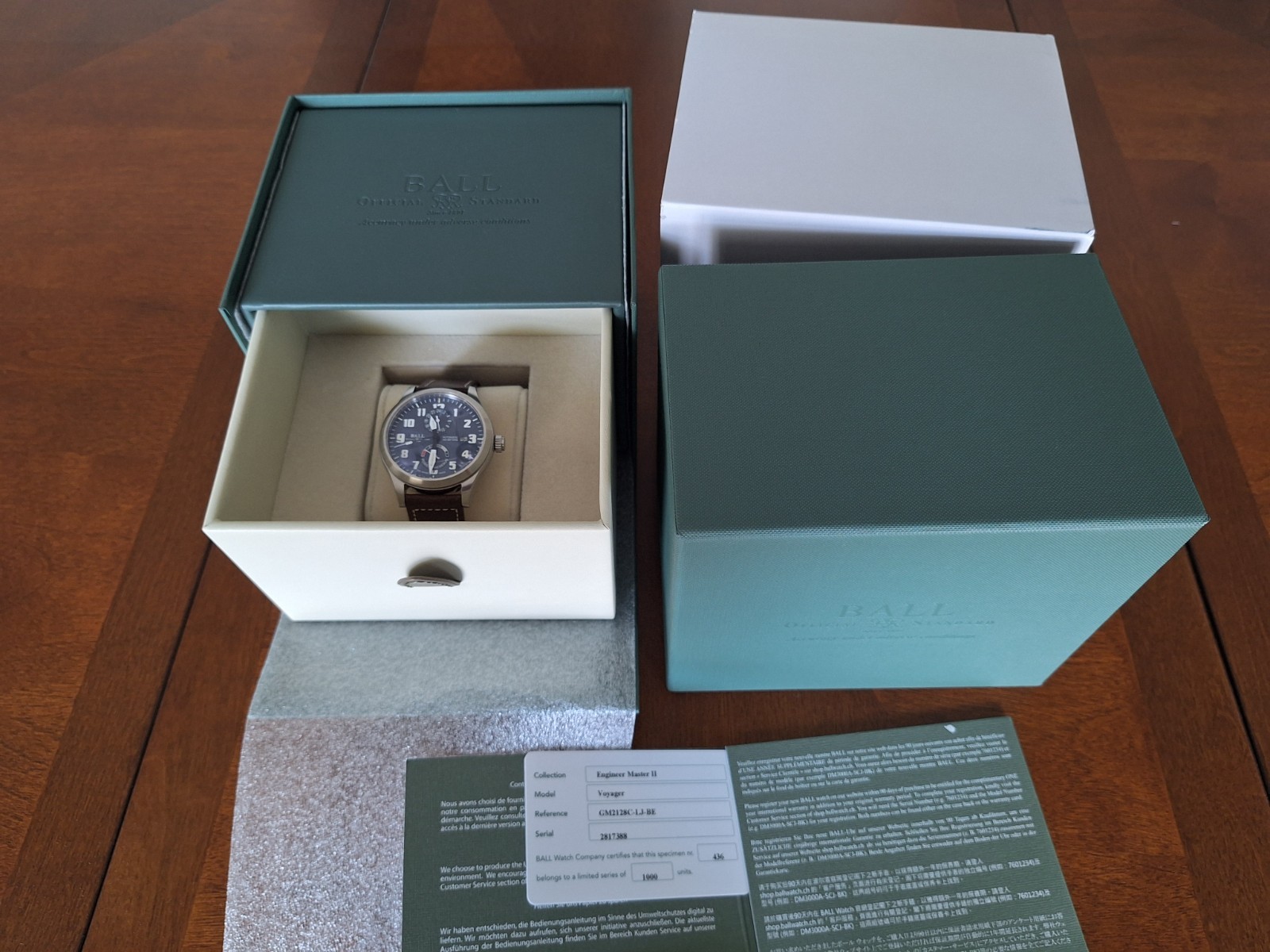 Ball Engineer Master II Voyager GM2128C-LJ-BE