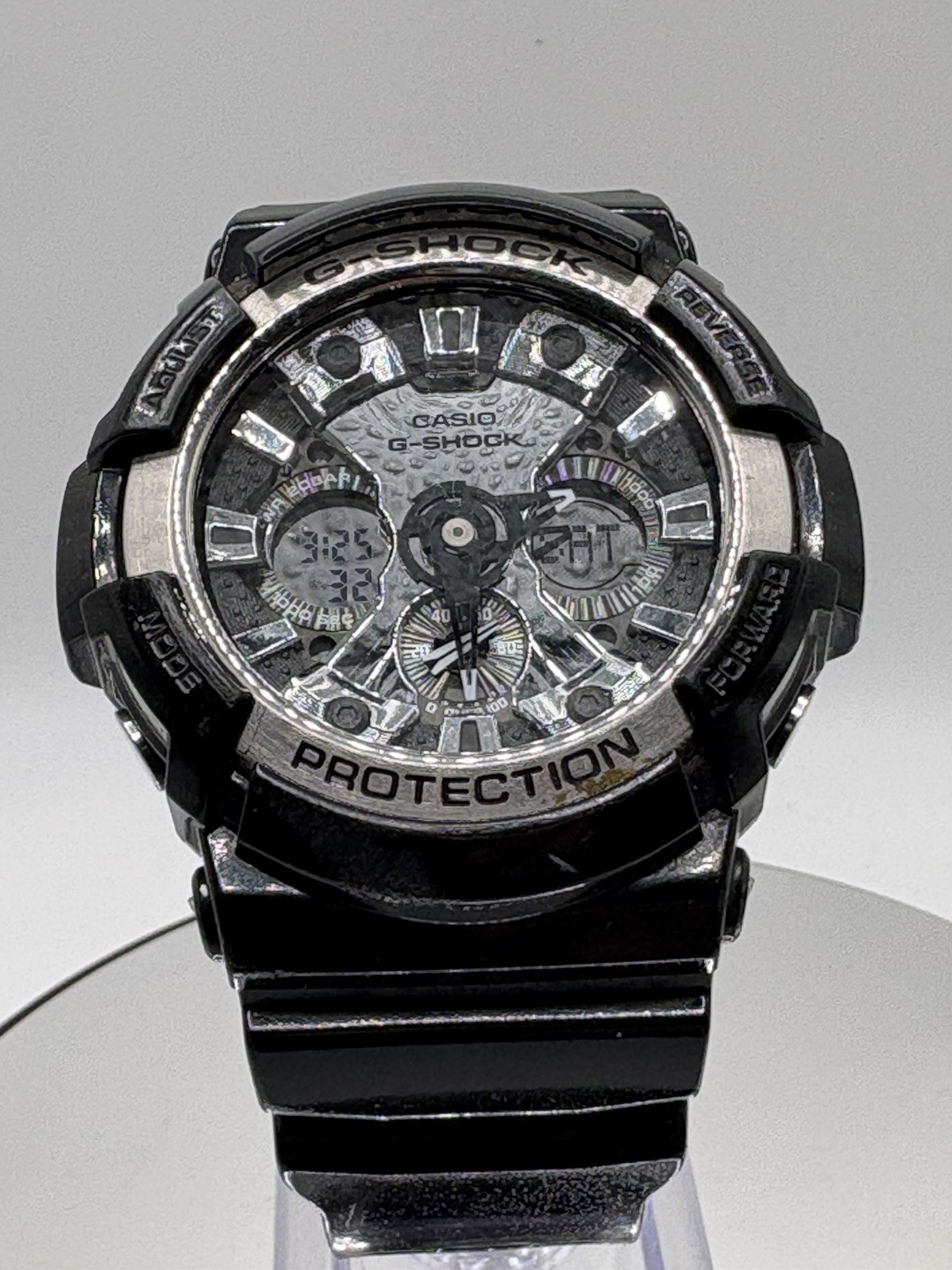 Original Casio GShock 5229 GA-200BW Men’s Black and Chrome 52MM watch