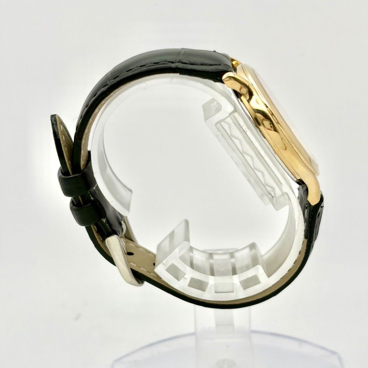 New Battery SEIKO SPIRIT Men’s Watch Gold 5E32 6A3A 390154 New Strap