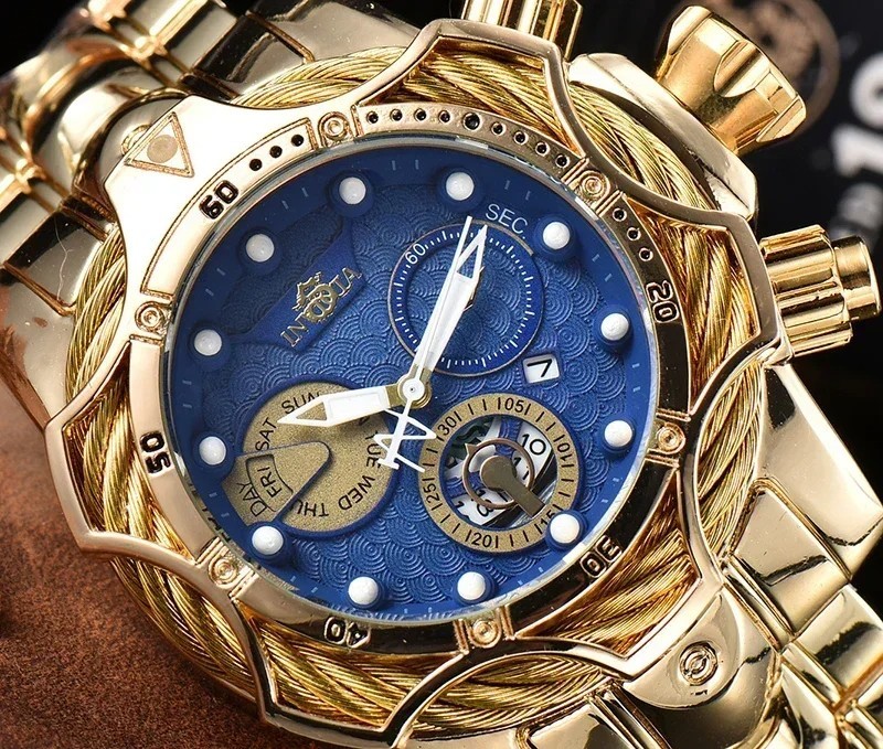 2025 New Luxury Design Large Dial Steel Band Wristwatch Dominant Outgoing Style