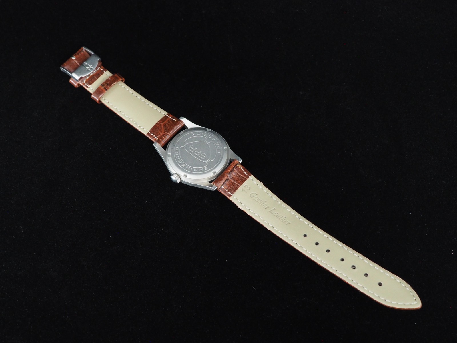 Rare Vintage Near MINT Hamilton EFA Black Dial Quartz 32mm Mens Watch JAPAN