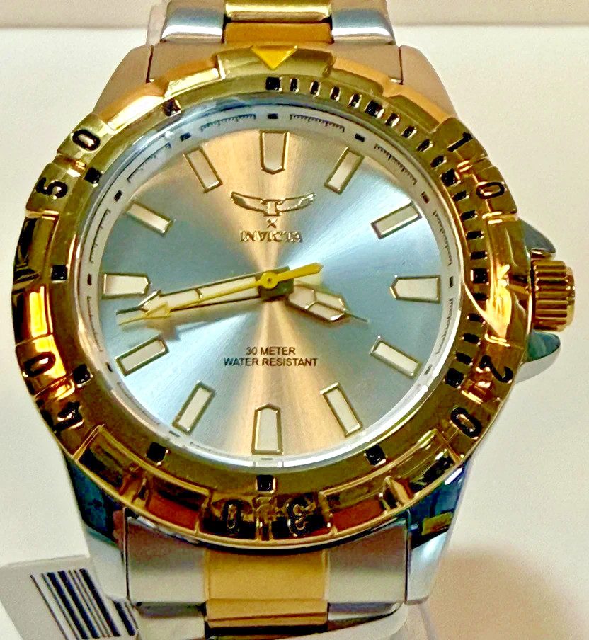 Invicta 69036 Specialty I Men 42mm Two Tone Silver Dial Quartz Bracelet Watch