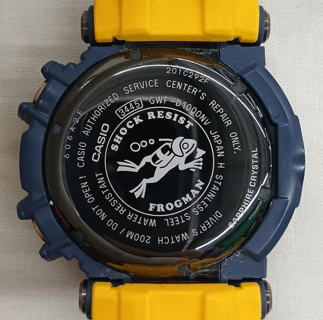 CASIO G-SHOCK GWF-D1000NV Frogman Blue Watch Auth Japan