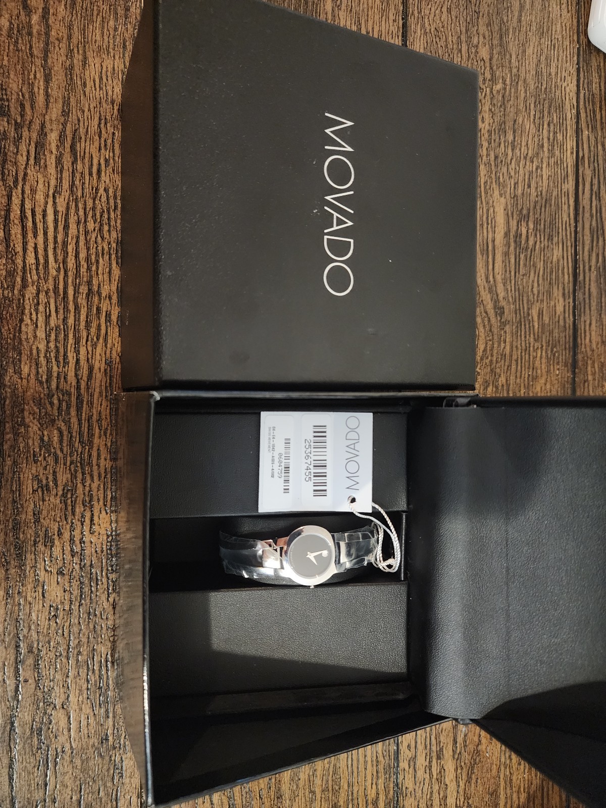 Movado Amorosa Ladies Watch 84-E4-1842 in Original Box