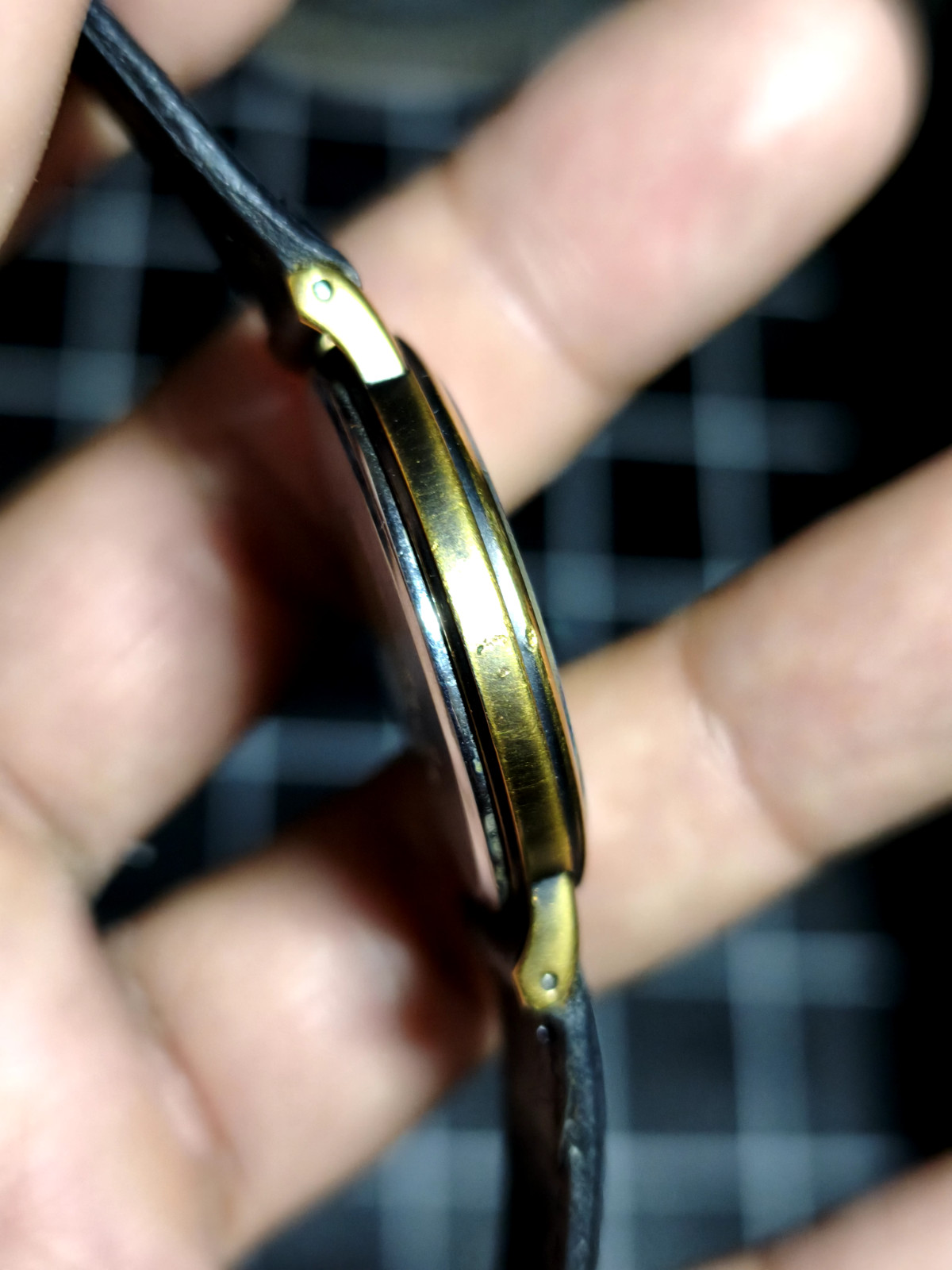 Orient YOU Sentimental Graffiti Anime Collab Vintage Gold Bezel Quartz Watch