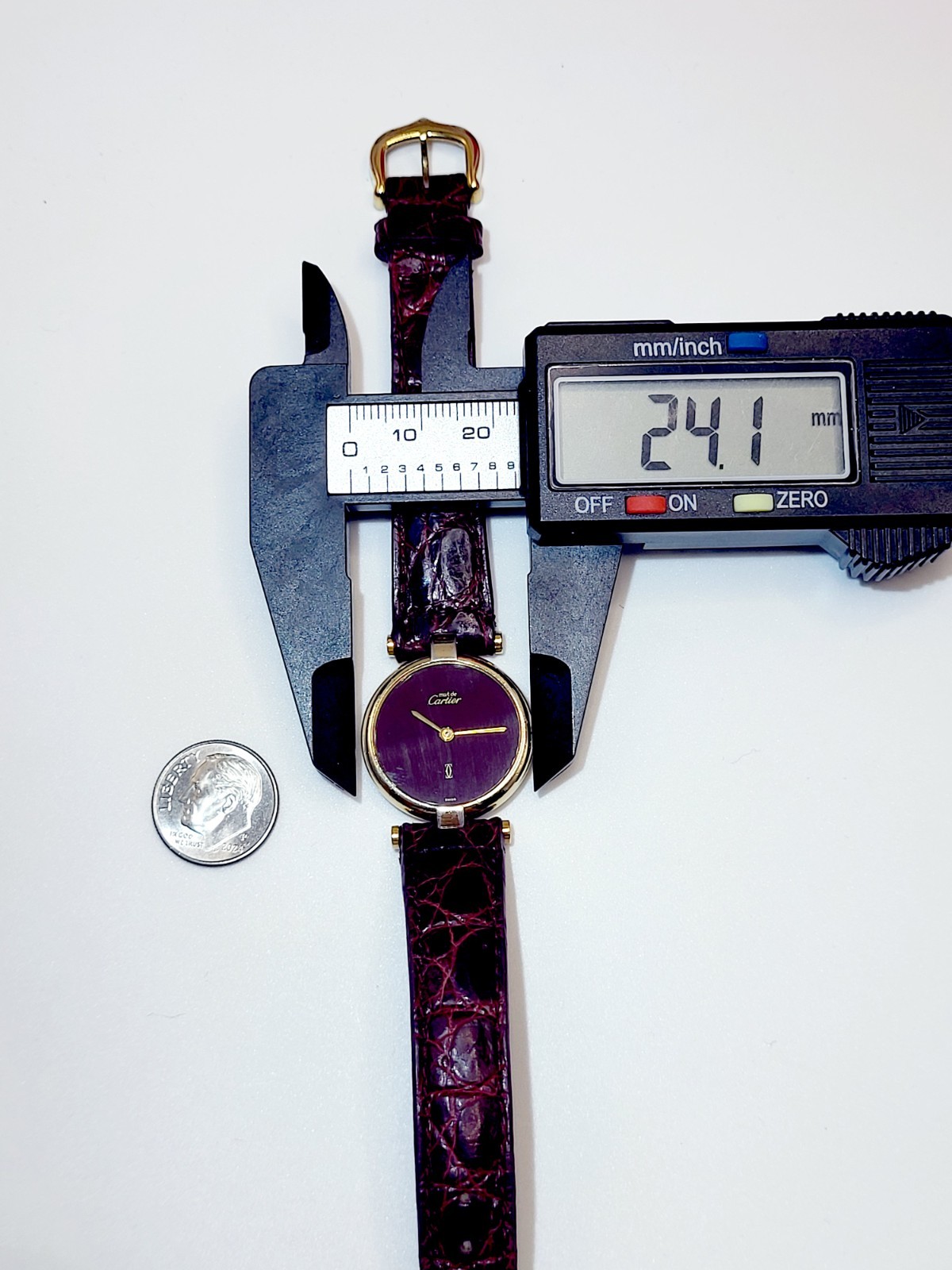 [N.MINT] 24mm Cartier Must de Cartier Swiss Vendome Vermeil Women’s Watch