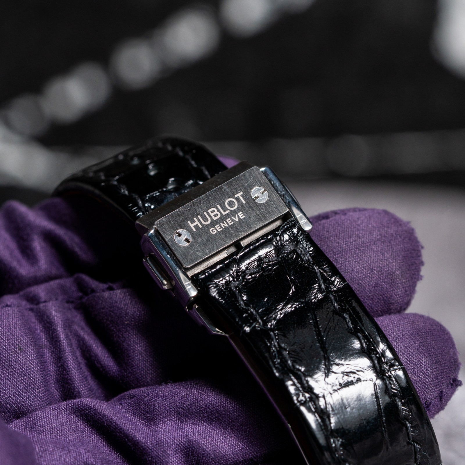 Hublot MDM Strap & Clasp Conversion – Full Set 36mm Black Dial Unisex Watch