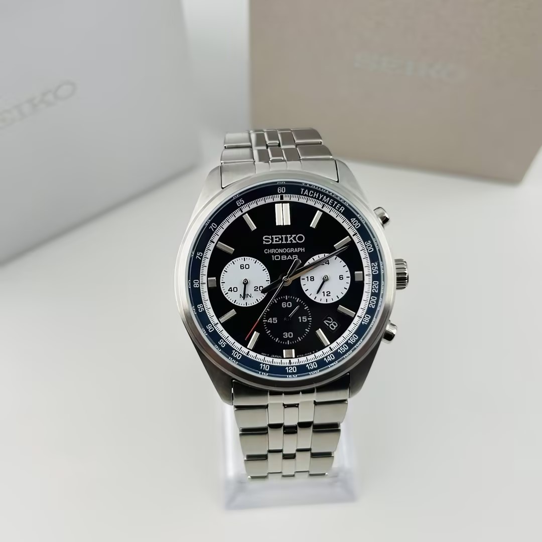 Seiko SSB427 Essentials Blue Dial Stainless Steel Men’s Quartz Watch 41.5MM