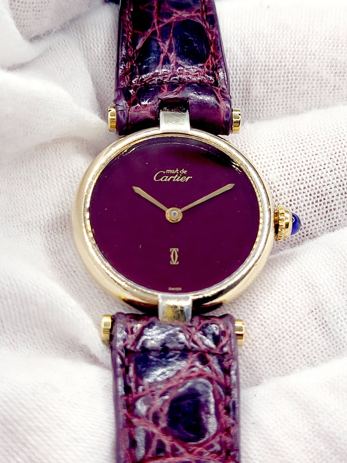 [N.MINT] 24mm Cartier Must de Cartier Swiss Vendome Vermeil Women’s Watch
