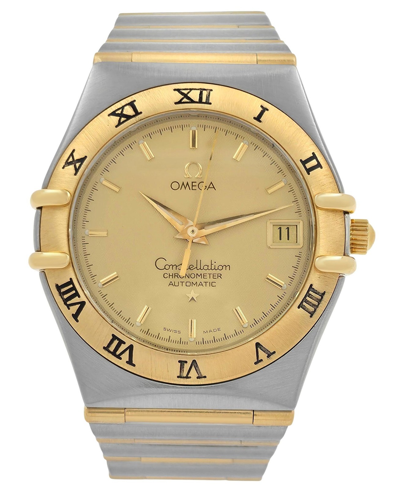 Vintage Omega Constellation Chronometer 1202.10 Full Bar Gold 35MM Automatic