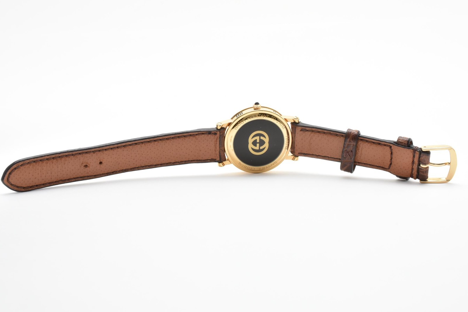 [Near MINT] Vintage Gucci 7200M White Roman Dial Date Quartz Men’s Watch JAPAN