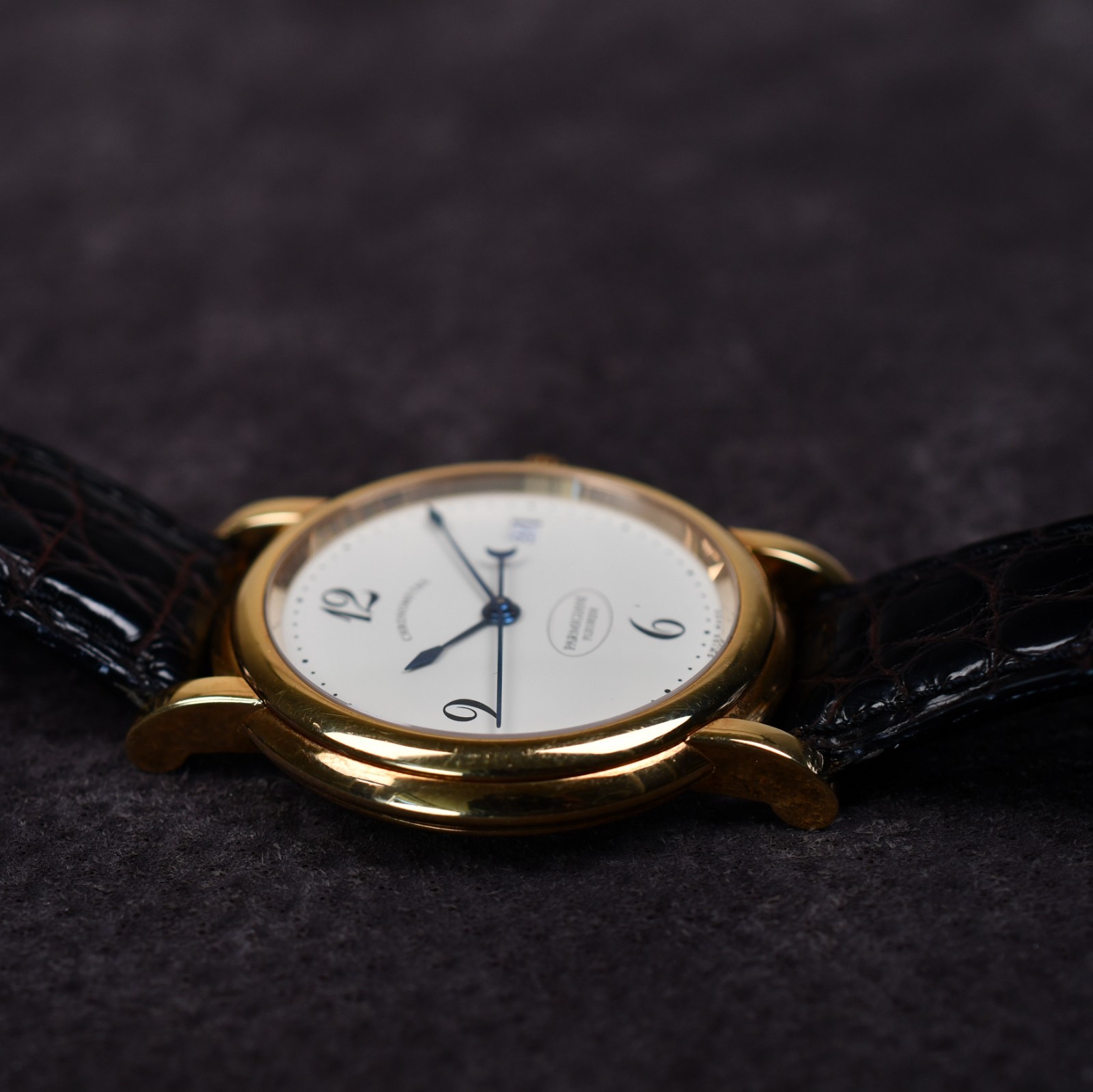 Parmigiani Fleurier Basica 18k Rose Gold 37mm Ref C04440 Automatic Cal PF340