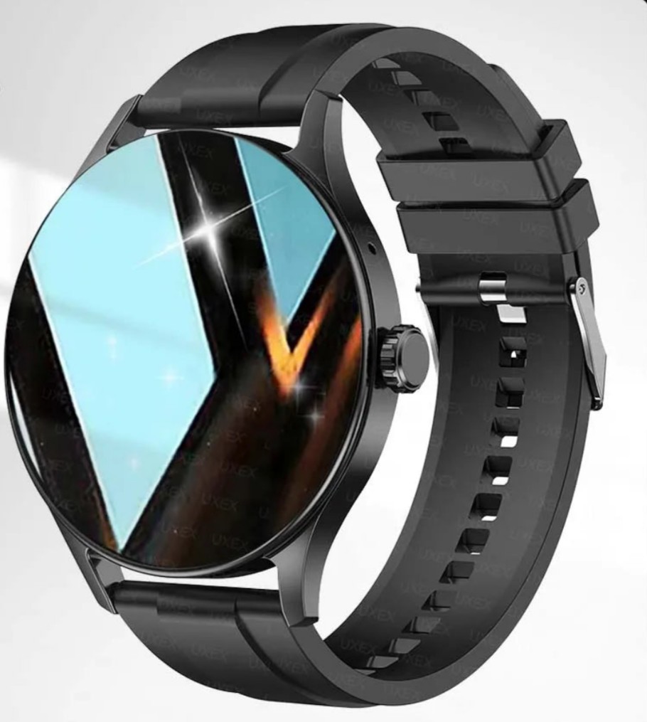 Round Wristwatch Multicolor Dial Assorted Bands Silver Black Rose Gold Case