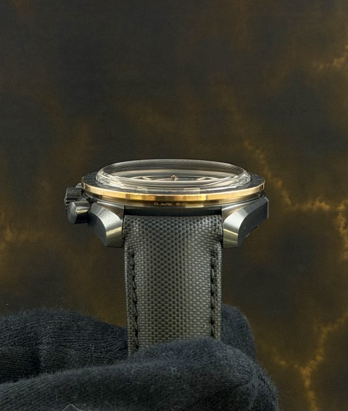 2020 OMEGA Speedmaster Dark Side of the Moon Black Sedna Gold Box & Papers 44mm