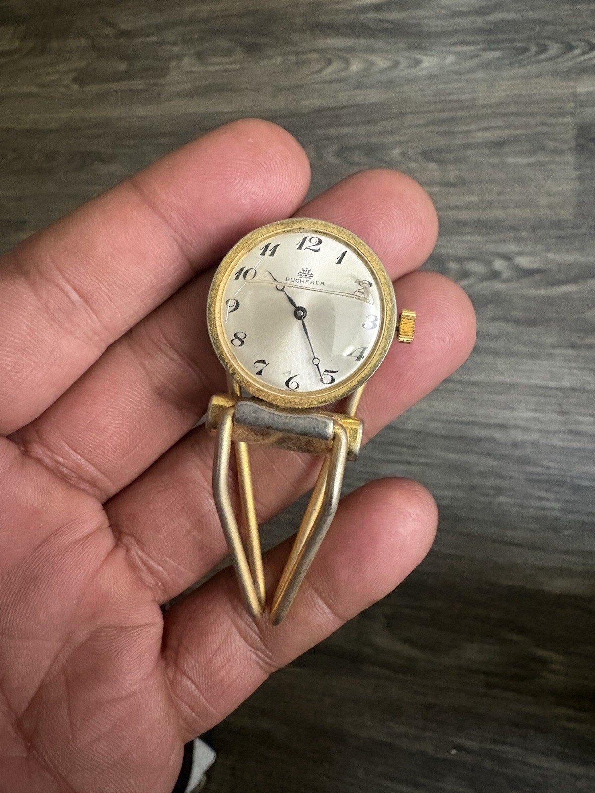 Bucherer Men’s Vintage Automatic Watch Gold Tone None Working