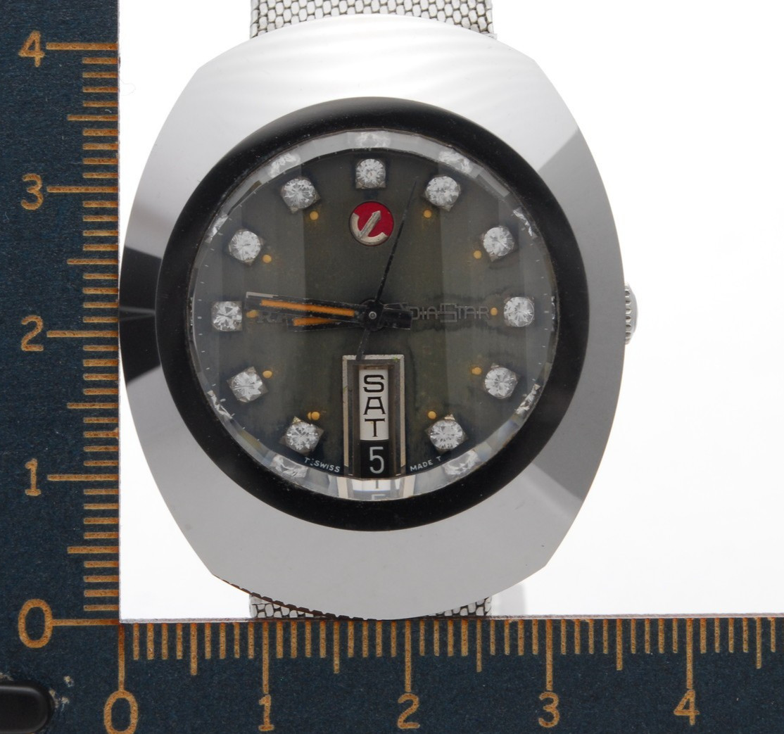 Vintage RADO DiaStar Day Date Automatic green dial 25 jewels Switzerland made
