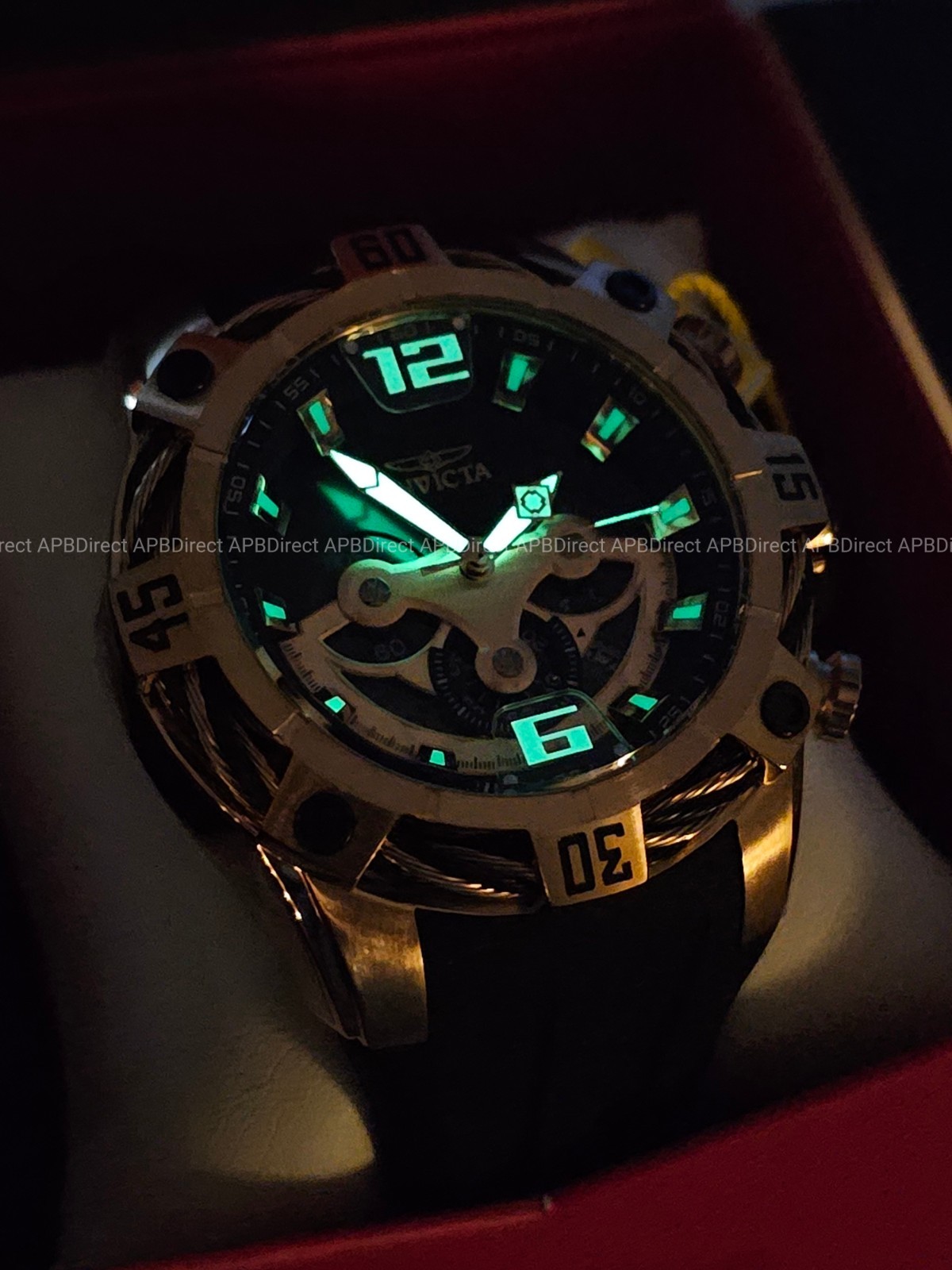 Invicta – BOLT EXCLUSIVE – 51mm SPINNING DIALS Chronograph – Quartz mens watch