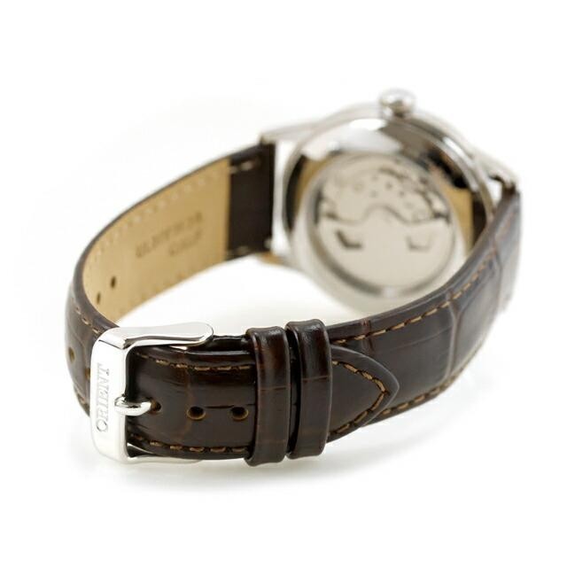 ORIENT RN-BB0003Y Bambino 38mm Ivory Roman No Date Automatic Leather Watch