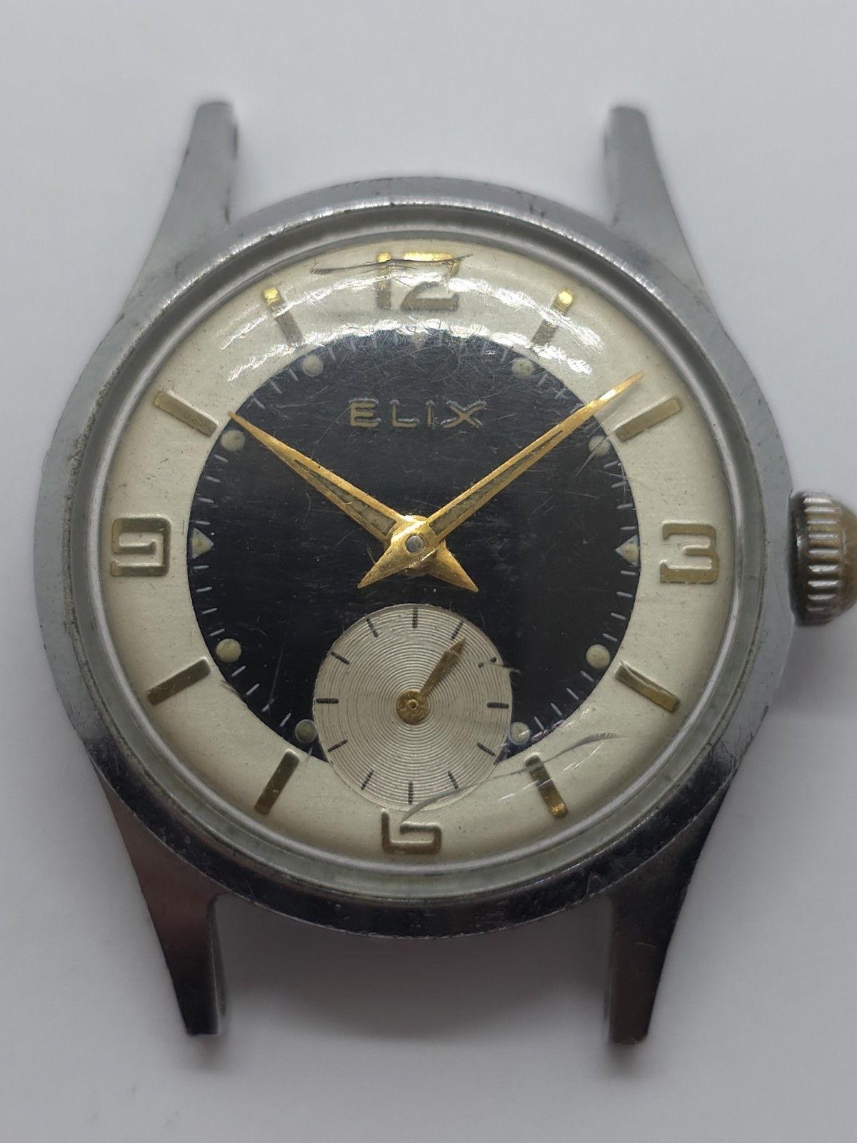 Vintage Beautiful Elix CUPILLARD Cal. “233 NEW” Watch 1950 Good Main Spring 🇫🇷