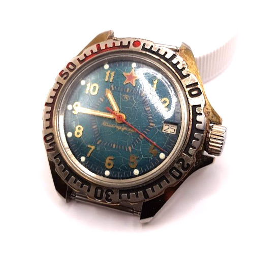 LEGENDARY RUSSIAN VINTAGE MENS WATCH VOSTOK KOMANDIRSKIYe MECHANICAL WORKING RAR