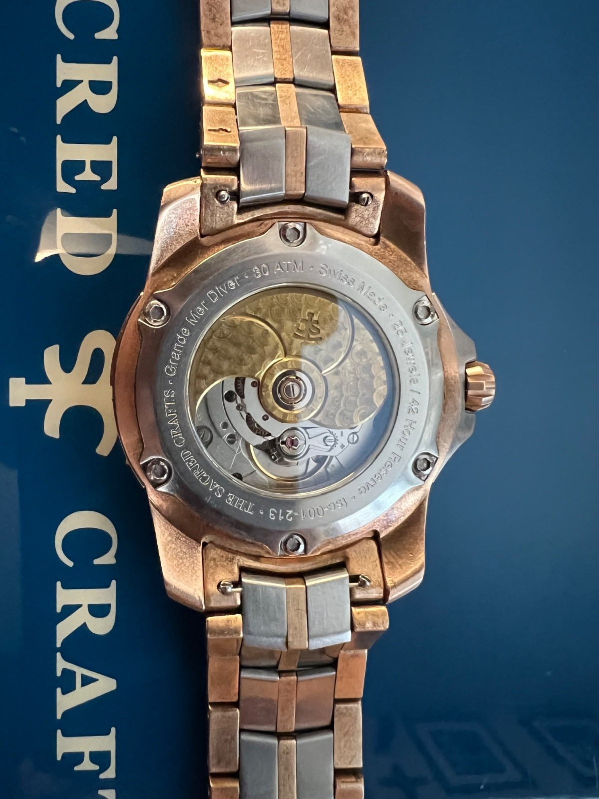Bronze watch The Sacred Crafts la Grande Mer.