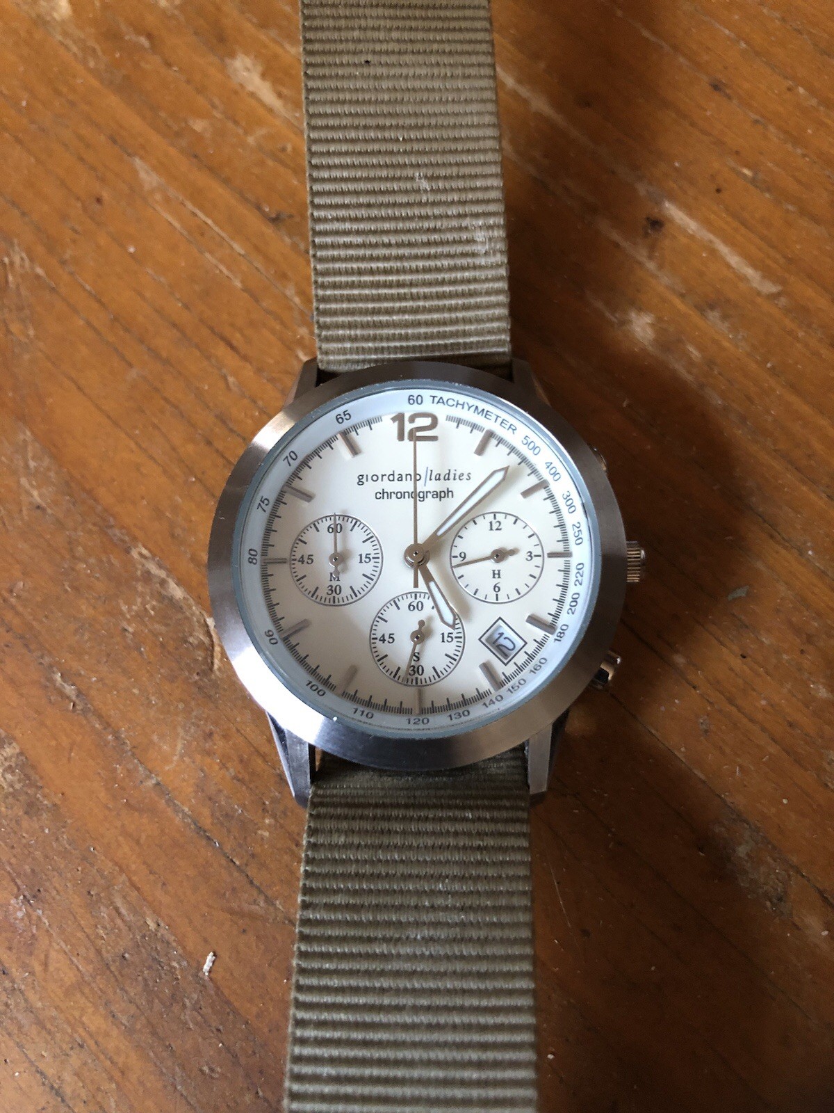 Giordano ladies Chronograph SS Date Watch (K57)