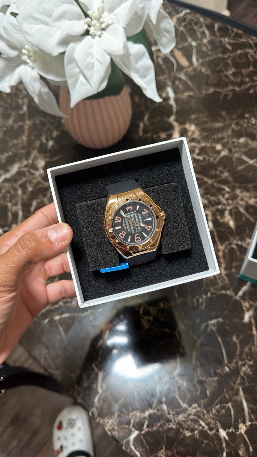 TechnoMarine Lusso Mare de 44 mm! En caja dorada y oro Rosa! Para caballero