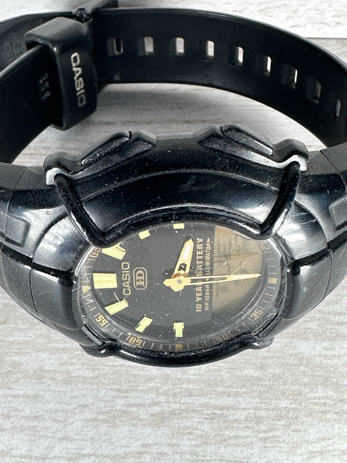 Casio HDC-600 Digital Analog Watch Quartz Vintage Unisex Adults Working Japan