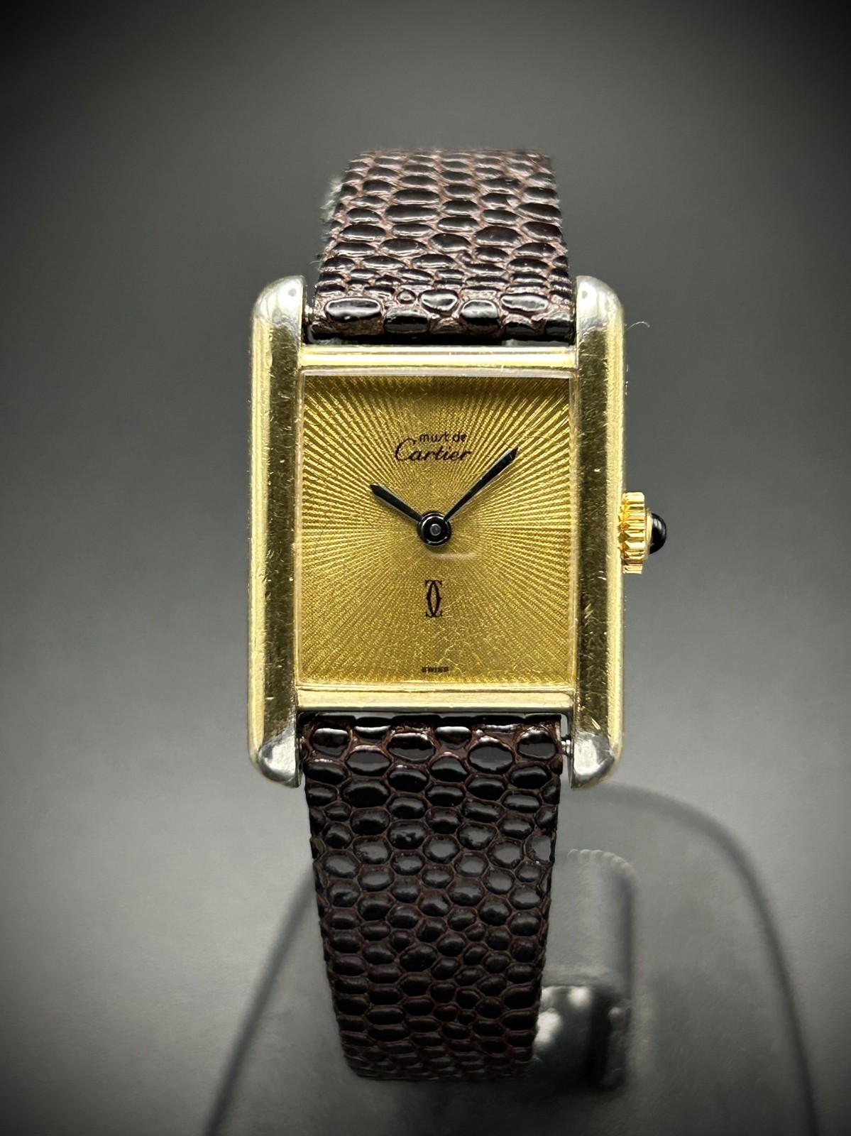 Cartier Must de Tank Discor Dial Rare