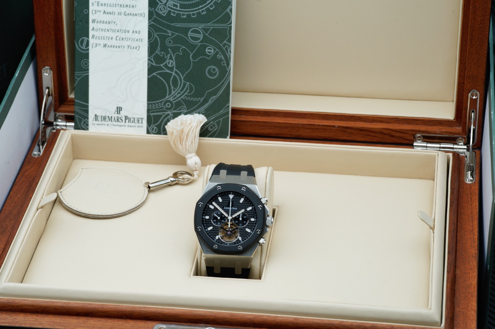 Audemars Piguet Royal Oak Tourbillon Chronograph 26377SK.OO.D002CA.01 – FULL SET