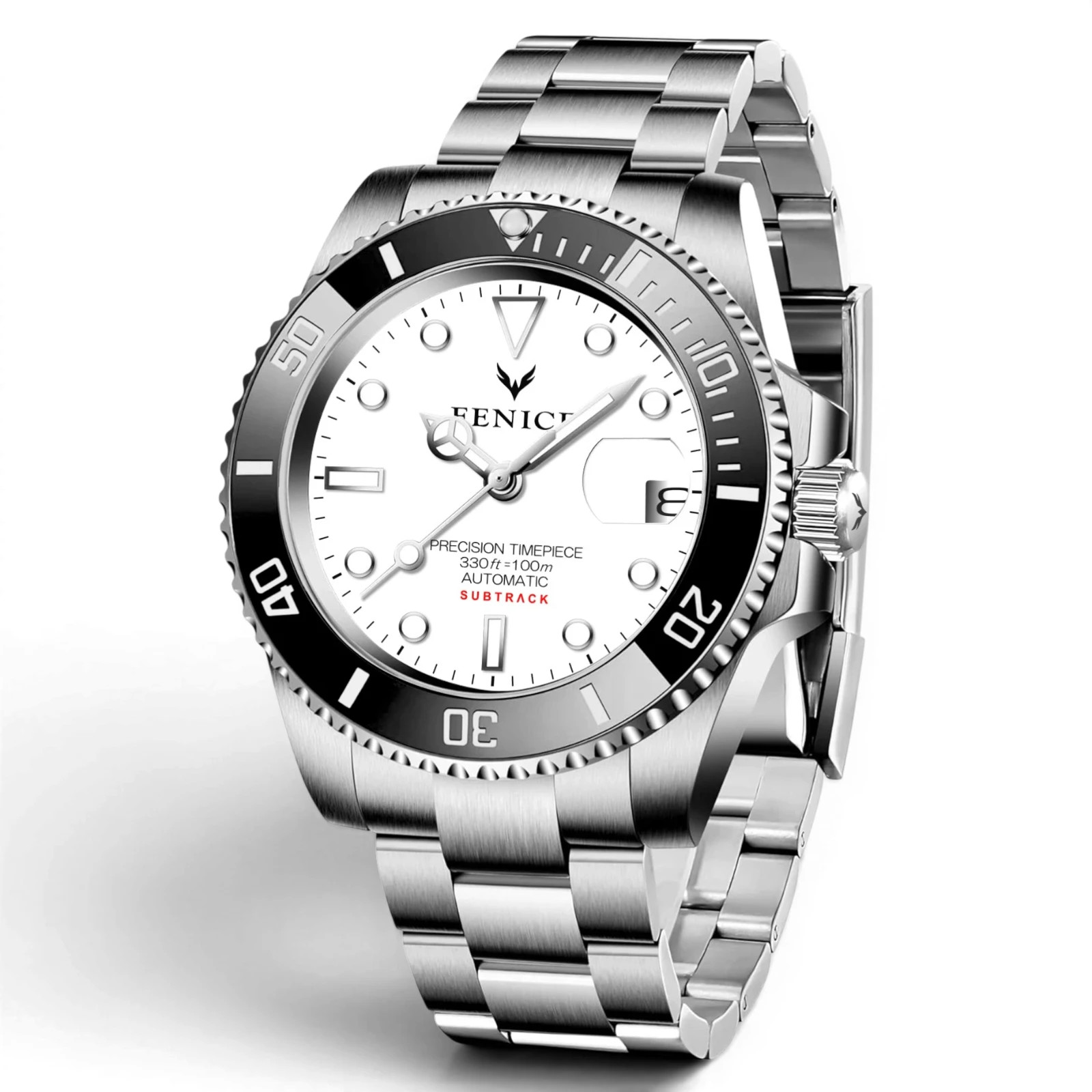Fenice Subtrack Aurora Inverso Automatic Watch 10 ATM Miyota 21 Jewels