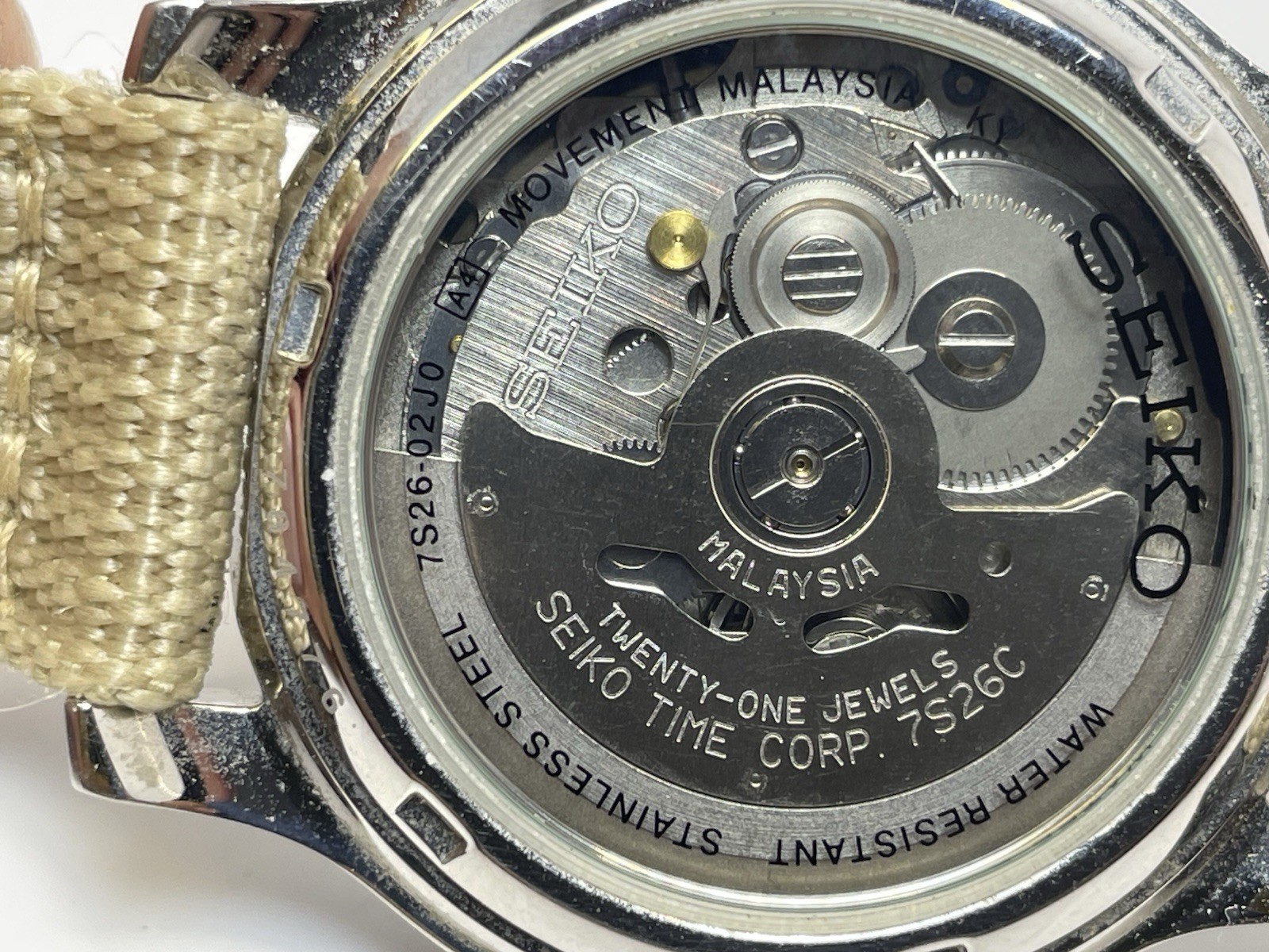 Seiko 5 Automatic 21 Jewels Field Watch Ref 7S26-02J0 In Very Good Condition.