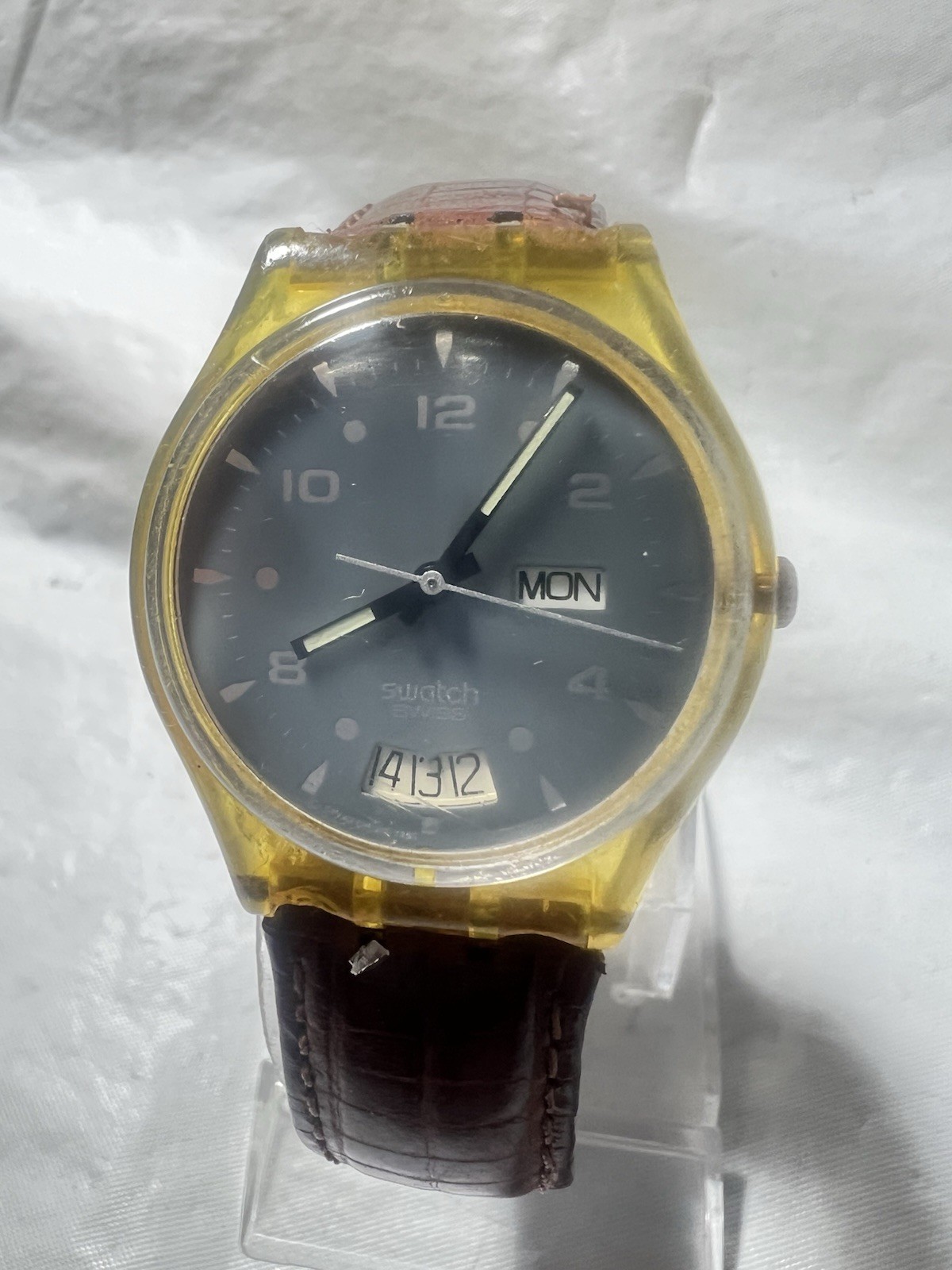 Swatch AG1991,GENT,(Open Windows) GK702,[5.3,5.9],Day/Date,34mm,30M, unisex Watc